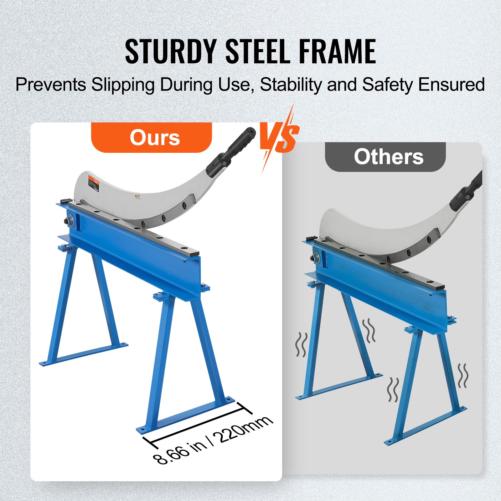 Uimoso 32″Manual Hand Plate Shear Machine for Metal Sheet Cutting and Processing