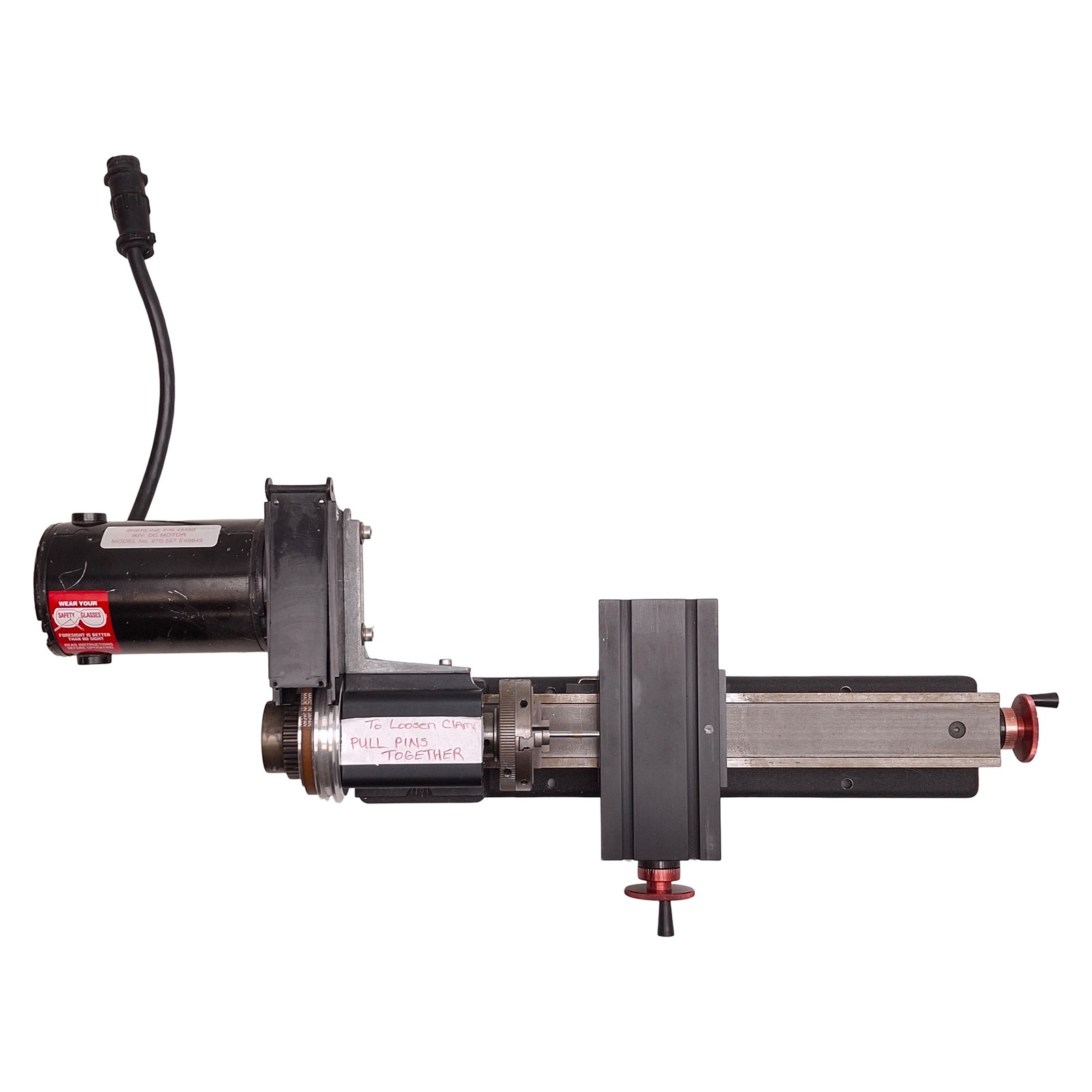 Sherline 4000 Tabletop Lathe w/2.5in 3-Jaw Chunk & Speed Control, 8in Length