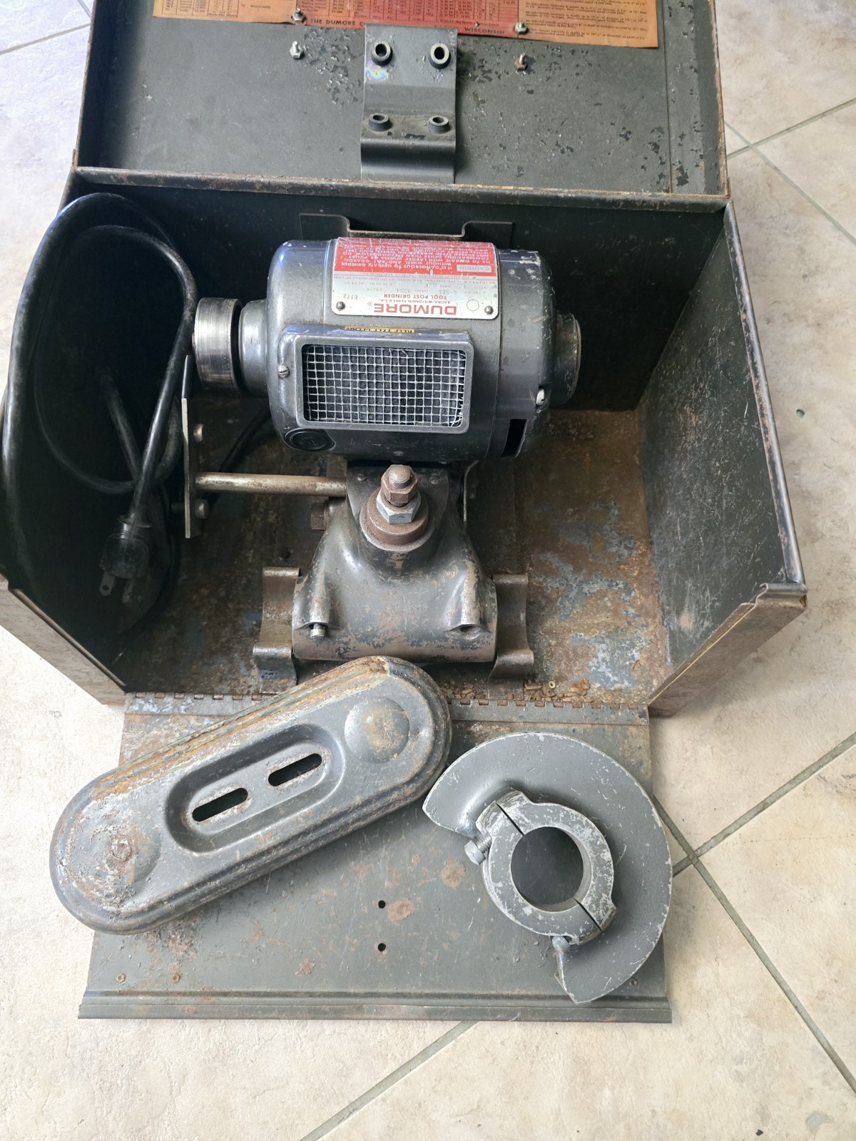 Dumore 5-021 Tool Post Grinder