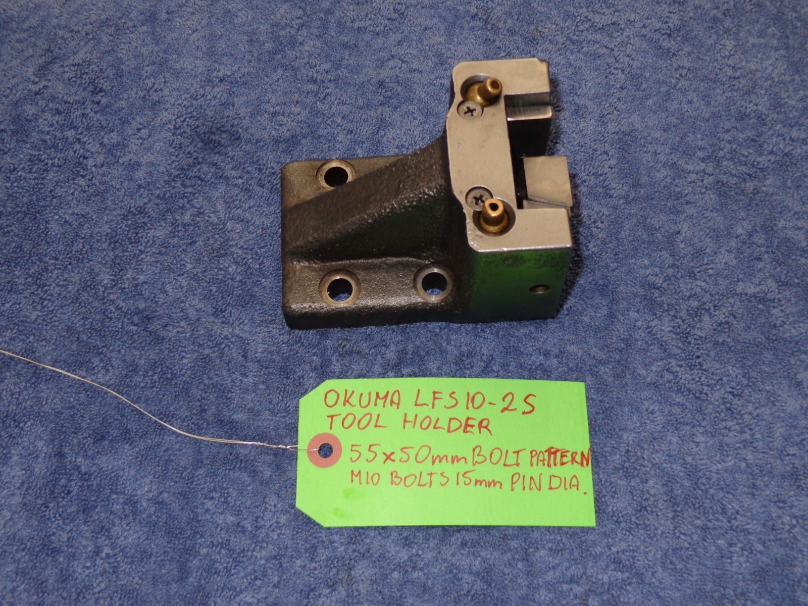 OKUMA LFS10-2S TOOL HOLDER 55X50mm BOLT PATTERN