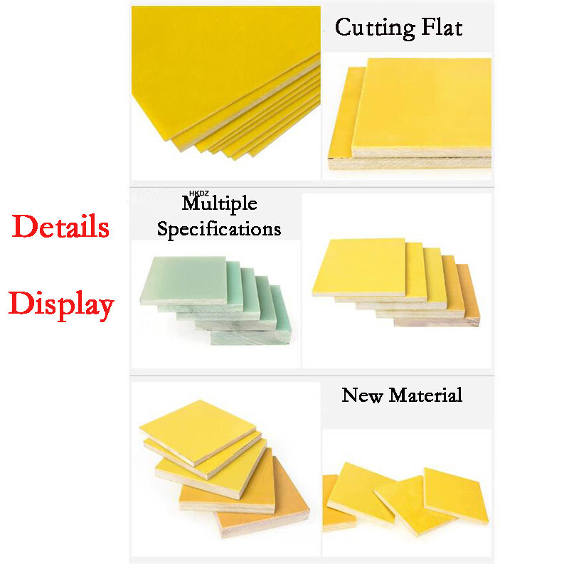 Thick 0.5mm-3mm 3040 Epoxy Glass Fibre Sheet Plate Fiberglass Board Insulation
