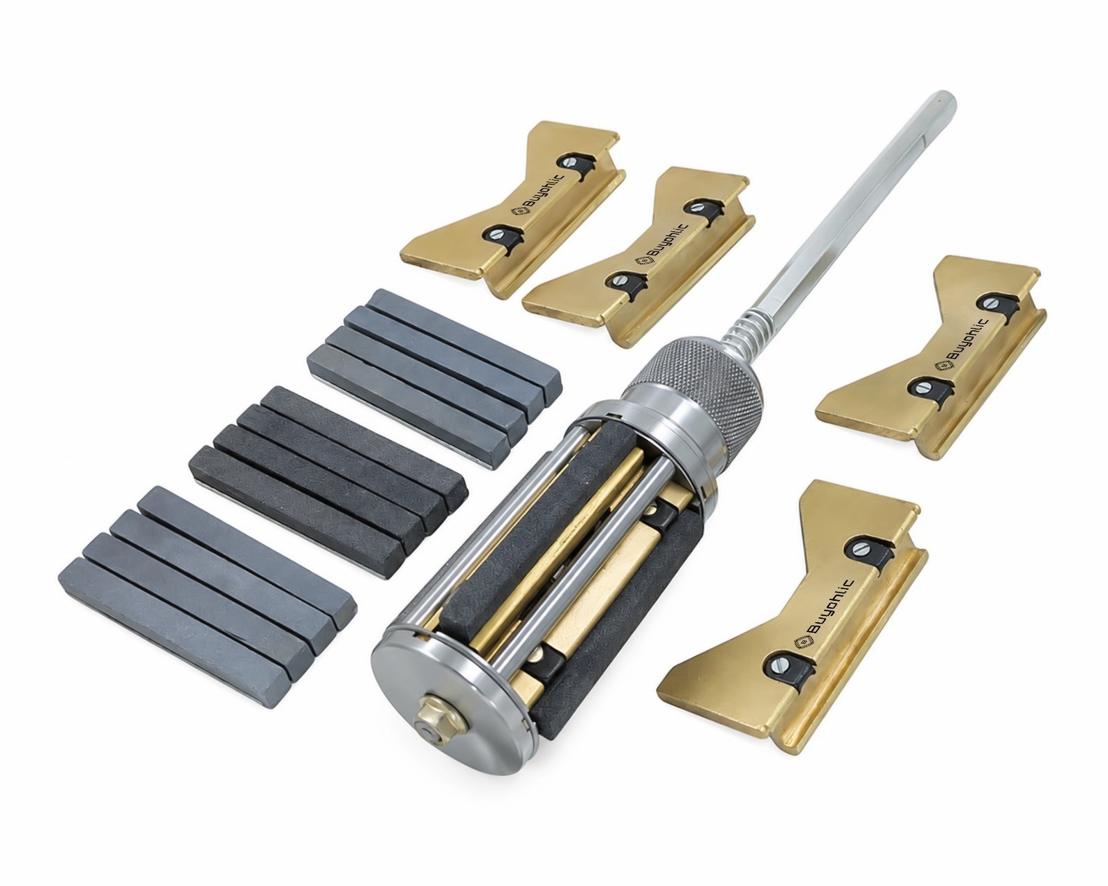 Adjustable Engine Cylinder Honing Machine Kit with Replaceable Abrasive Stones