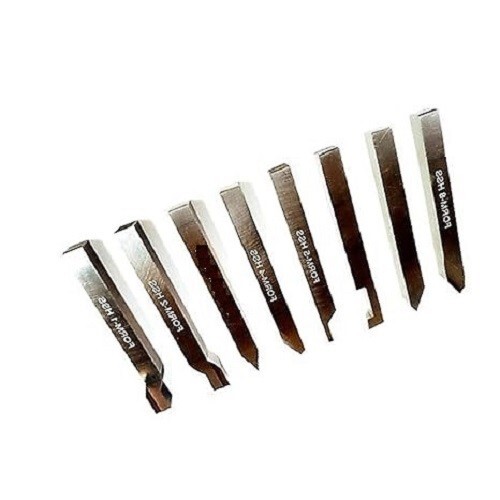 12MM HSS FORM TOOL SET OF 8 PCs SQUARE SHANK HSS ZEALINDUSTRIES