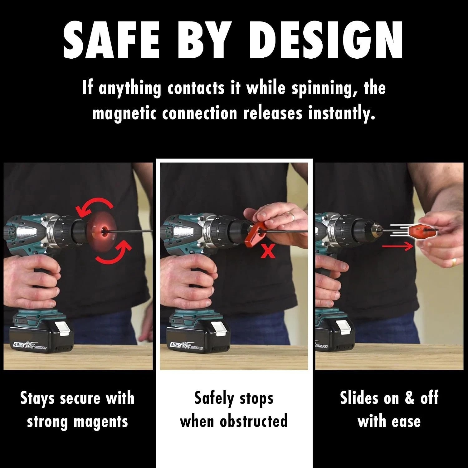 BullseyeBore Magnetic Laser Drill Guide – Drill Straight with High-Vis Green