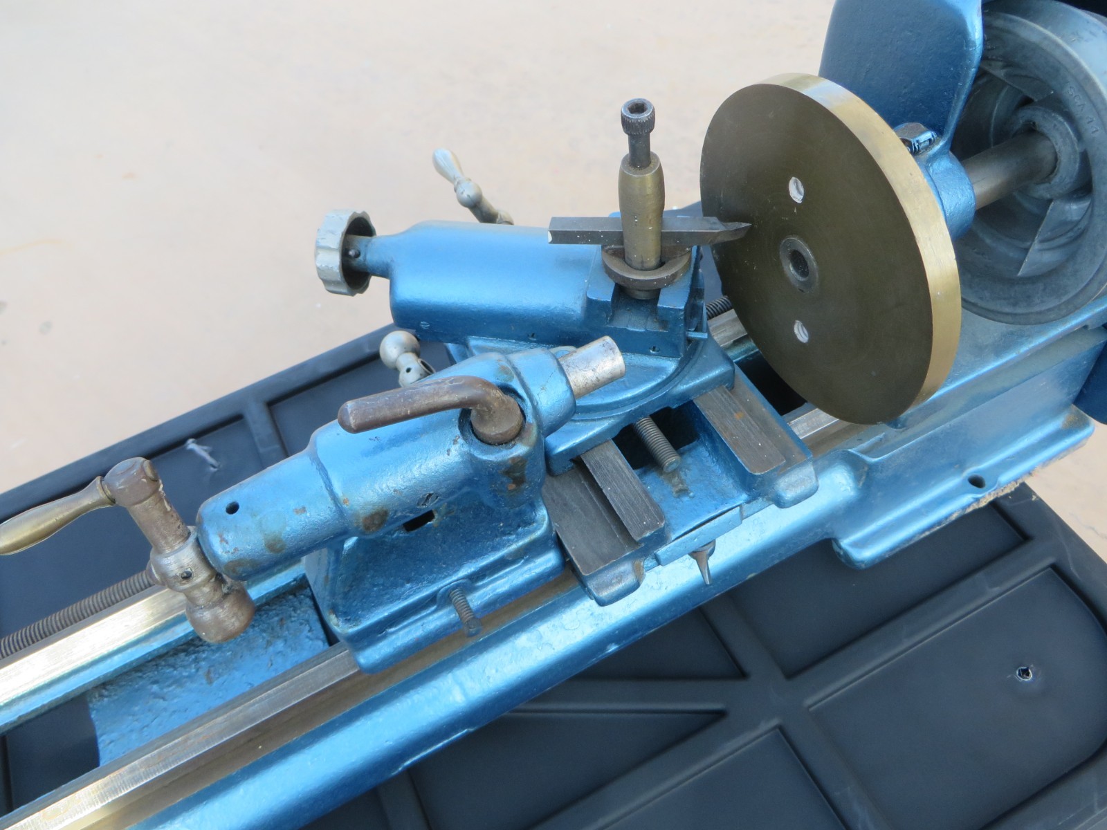 Vintage Craftsman Mini Lathe 1930s Blue