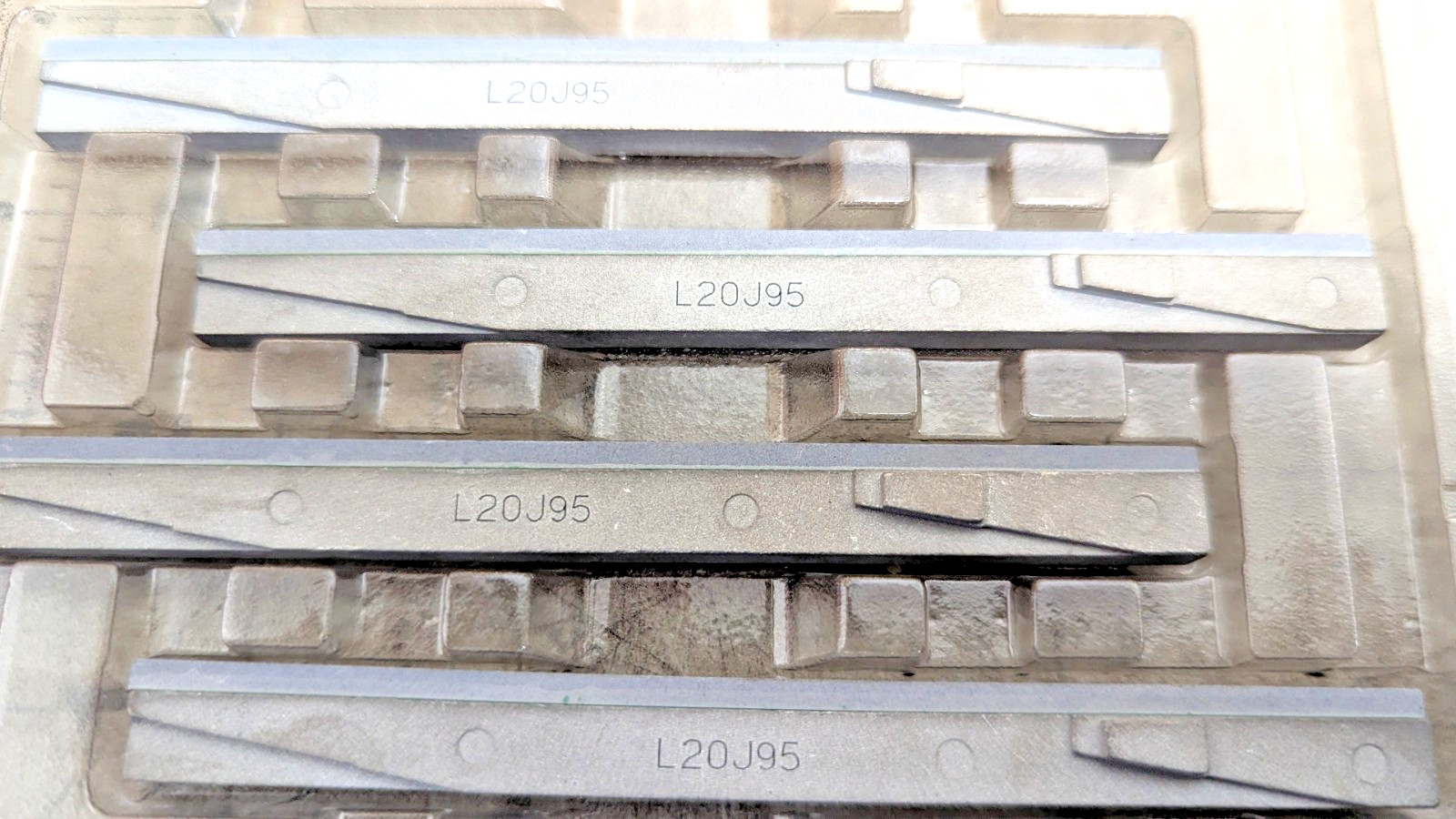 L20-J95 Sunnen 500 Grit Silicon Carbide L20 Mandril (Set Of 4 Stones) #4