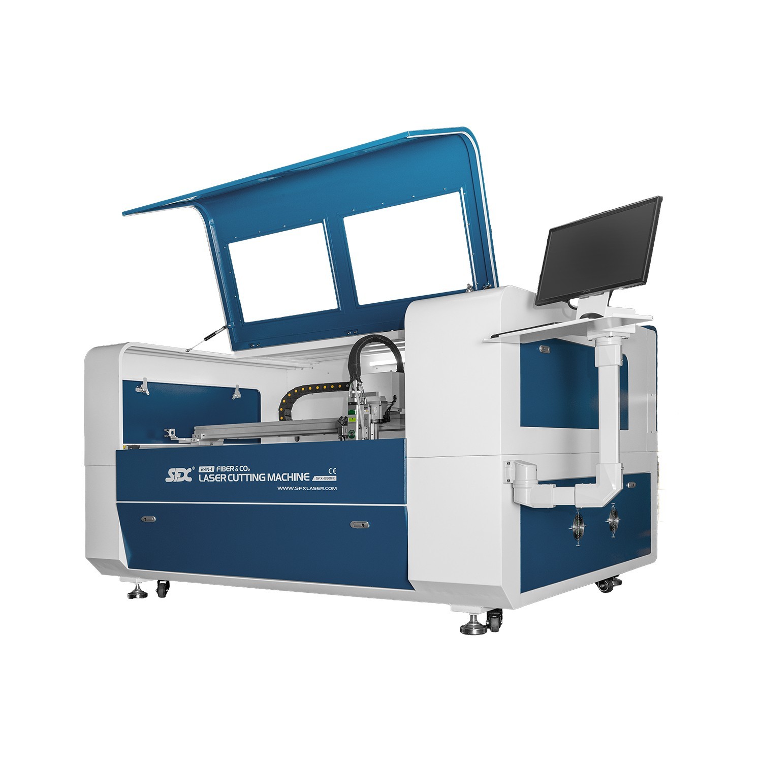 SFX 1300*900mm Nitrogen Pressure Regulator 150W CO₂ Fiber Laser Cutting Machine