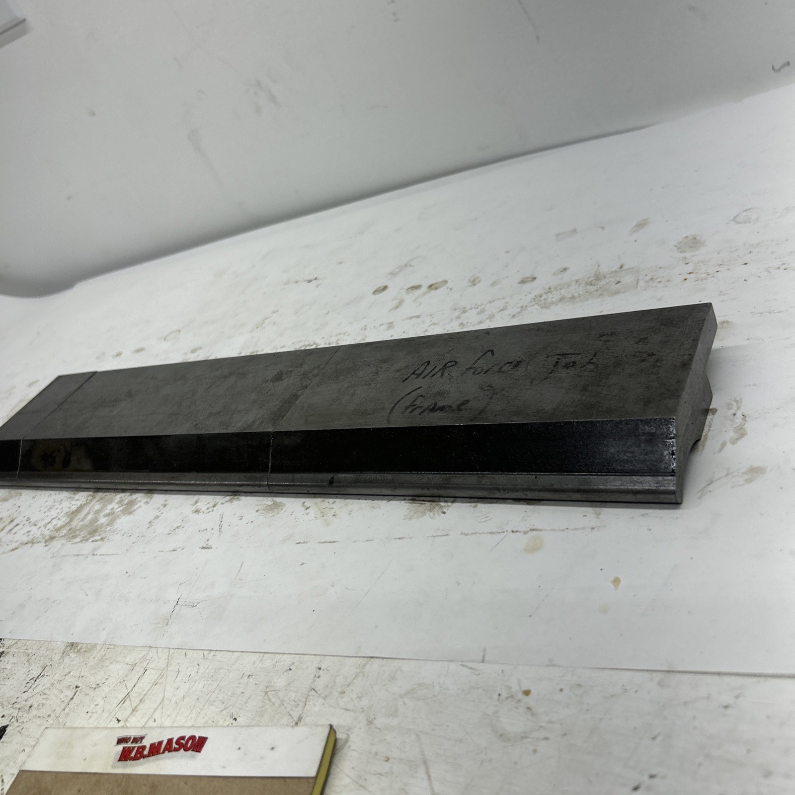 AMADA STANDARD 88 DEGREE PUNCH R.38 460MM LONG 3 PC. 14803 .120 R SECTIONALIZED
