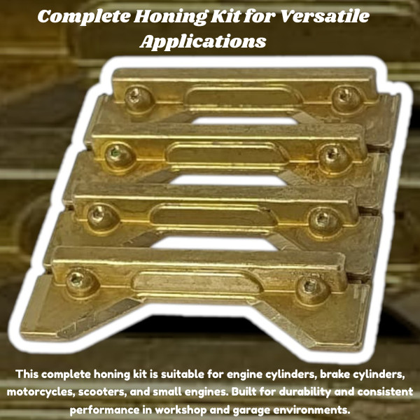 NEW CYLINDER ENGINE HONE KIT 34mm to 60 mm Honing Machine + 4 Set Honing Stones
