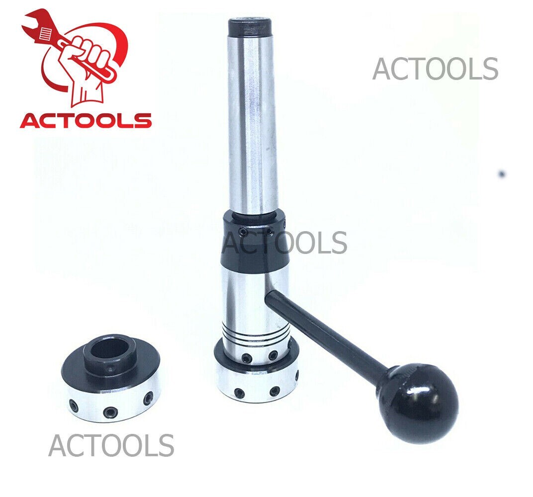 3MT Lathe Tailstock Floating Type Die Holder Shank inch Imperial MT3 USA ACTOOLS