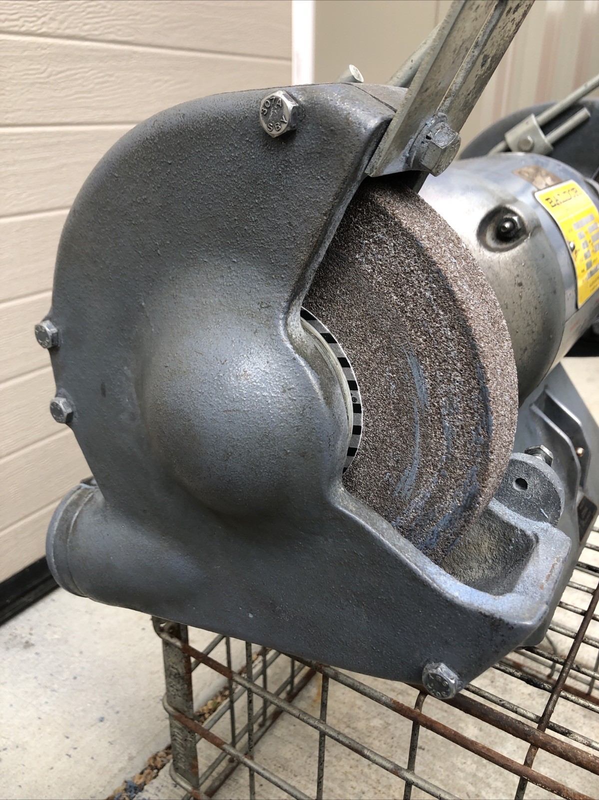 USED Baldor 7” Bench Grinder 1/2HP 1PH 115/230V Model 7307 3420C USA-Made
