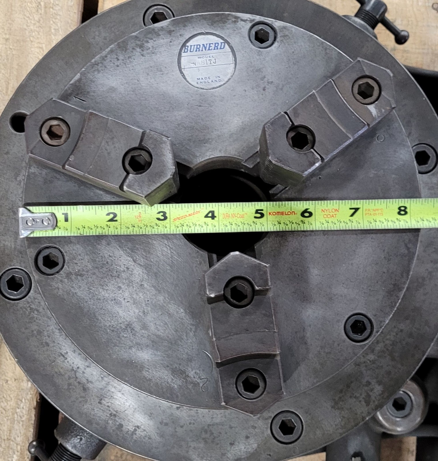 Universal Horizontal/Vertical Rotary Table w/ 8in 3-Jaw Chuck