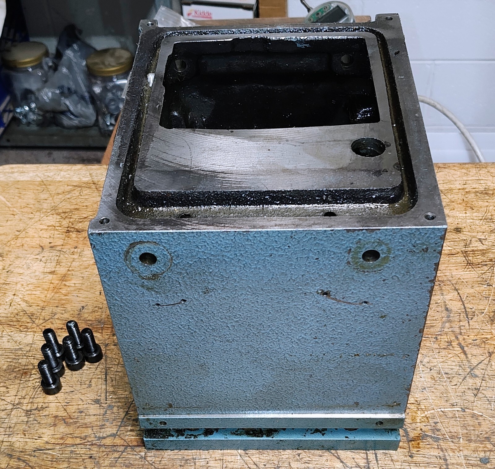 Emco Maximat 7 & V10 Lathe Headstock Casting & V10 Spacer Block A15X