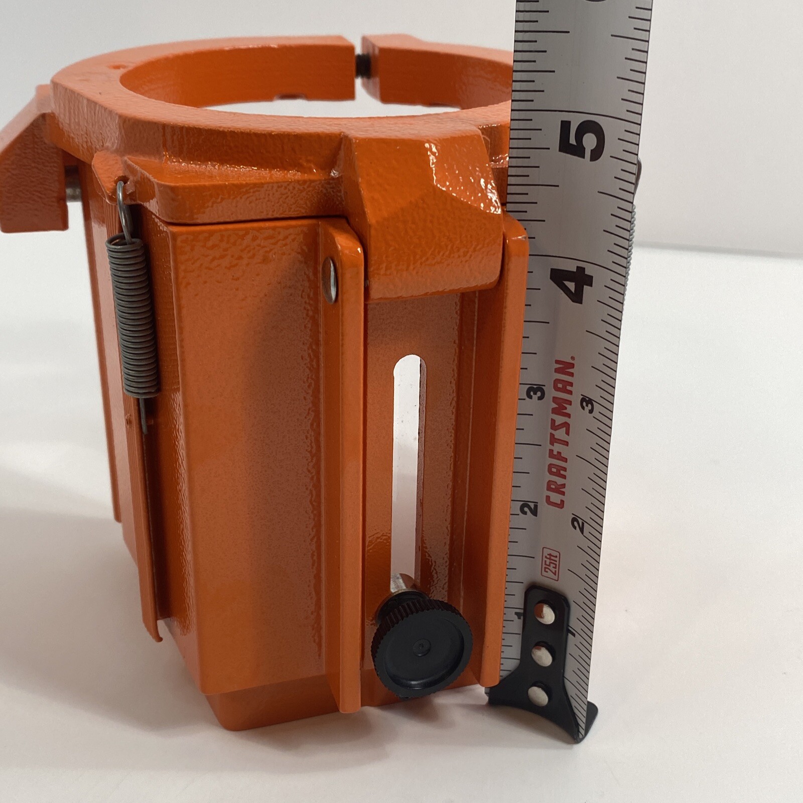 Drill Press Guard Orange Adjustable Unbranded Please See Pictures