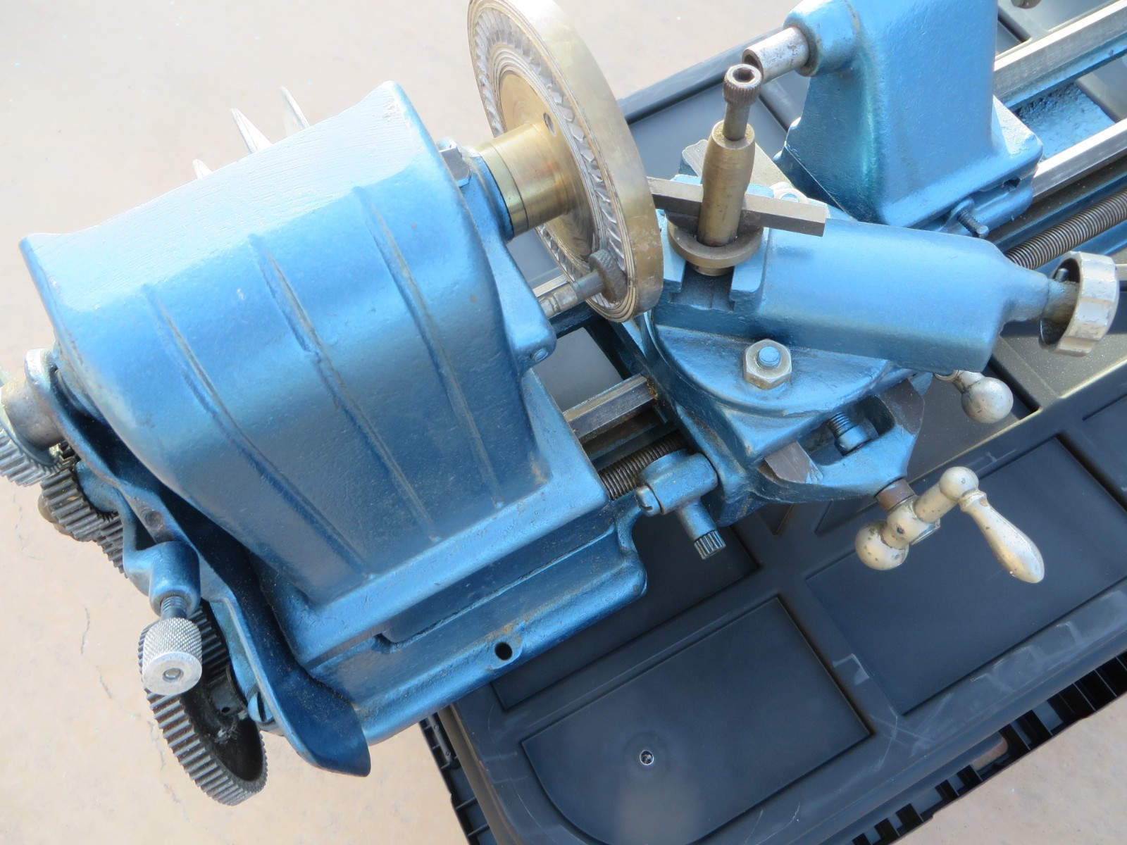 Vintage Craftsman Mini Lathe 1930s Blue