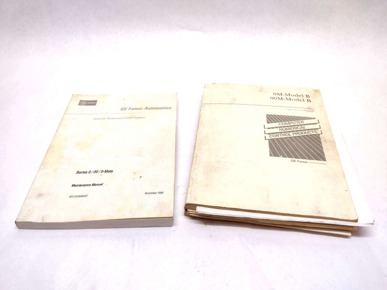 GE Fanuc Series 0/00/0-Mate Maintenance Manual & 0M-Model B, 00M-Model B Manual
