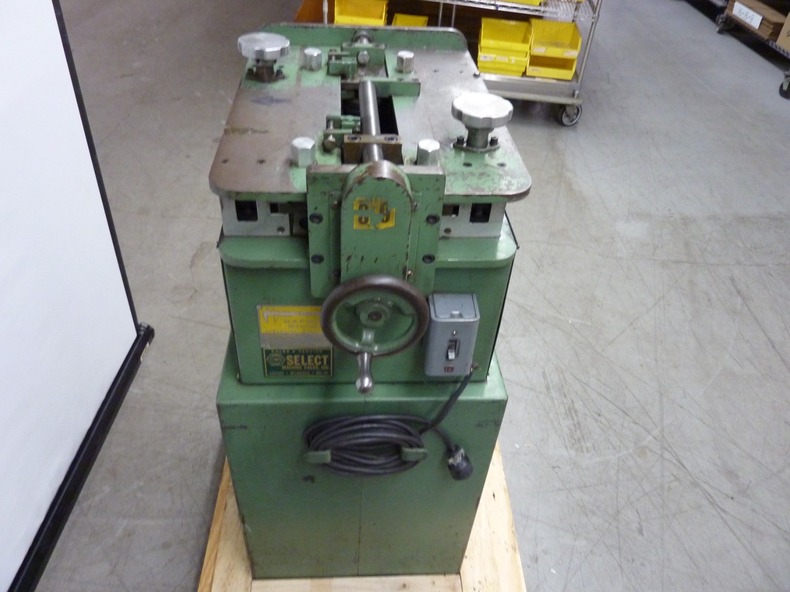 GAUER SAFETY EDGER DEBURRING MACHINE MOD 5H10NC 10″ MAX WIDTH (31248)