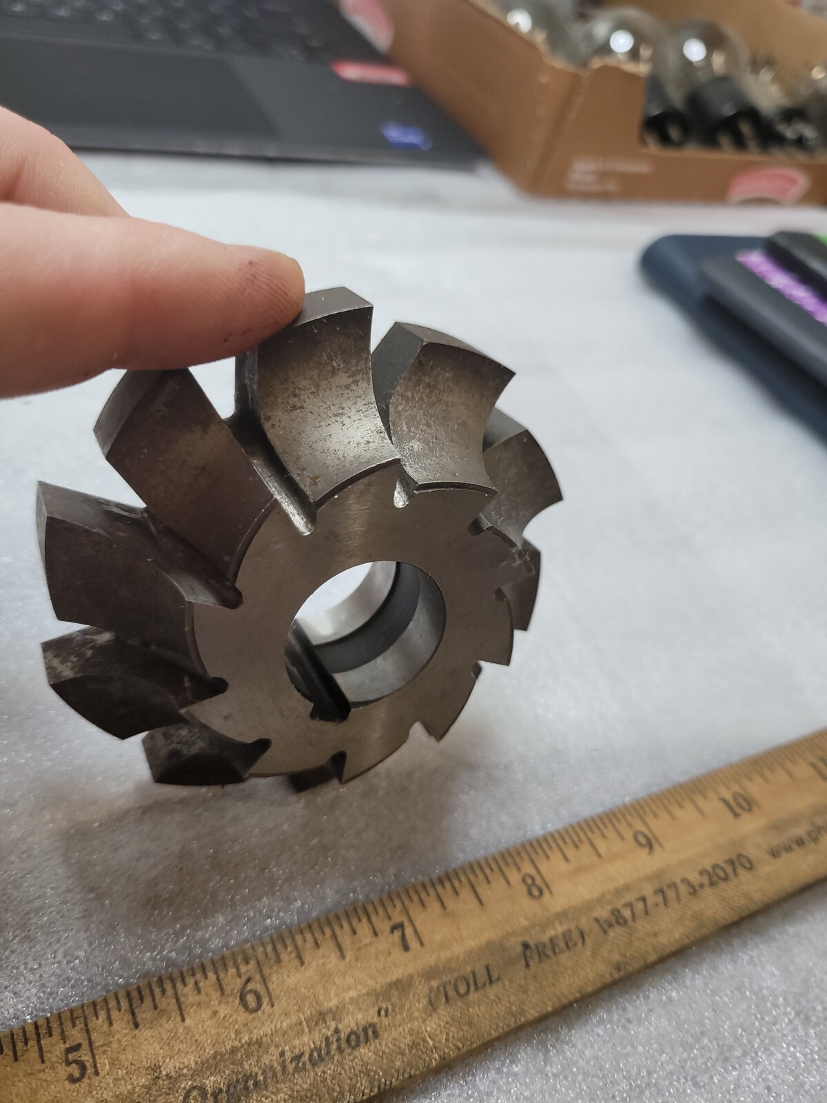 NTD 5/8″ RADIUS HS CORNER ROUNDING MILLING CUTTER, 3 1/2″ x 5/8R x 1 LH