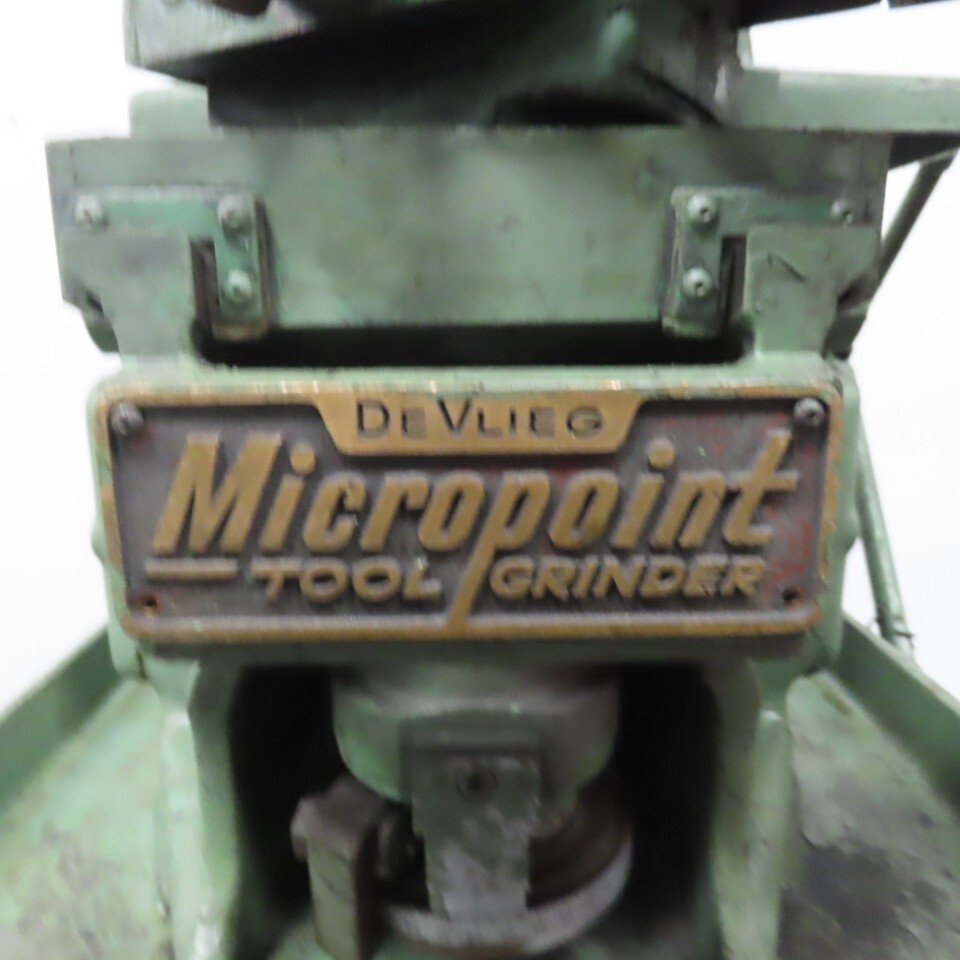 Devlieg Micropoint Precision Tool Grinder Grinding Machine 208-230/460V 3Ph