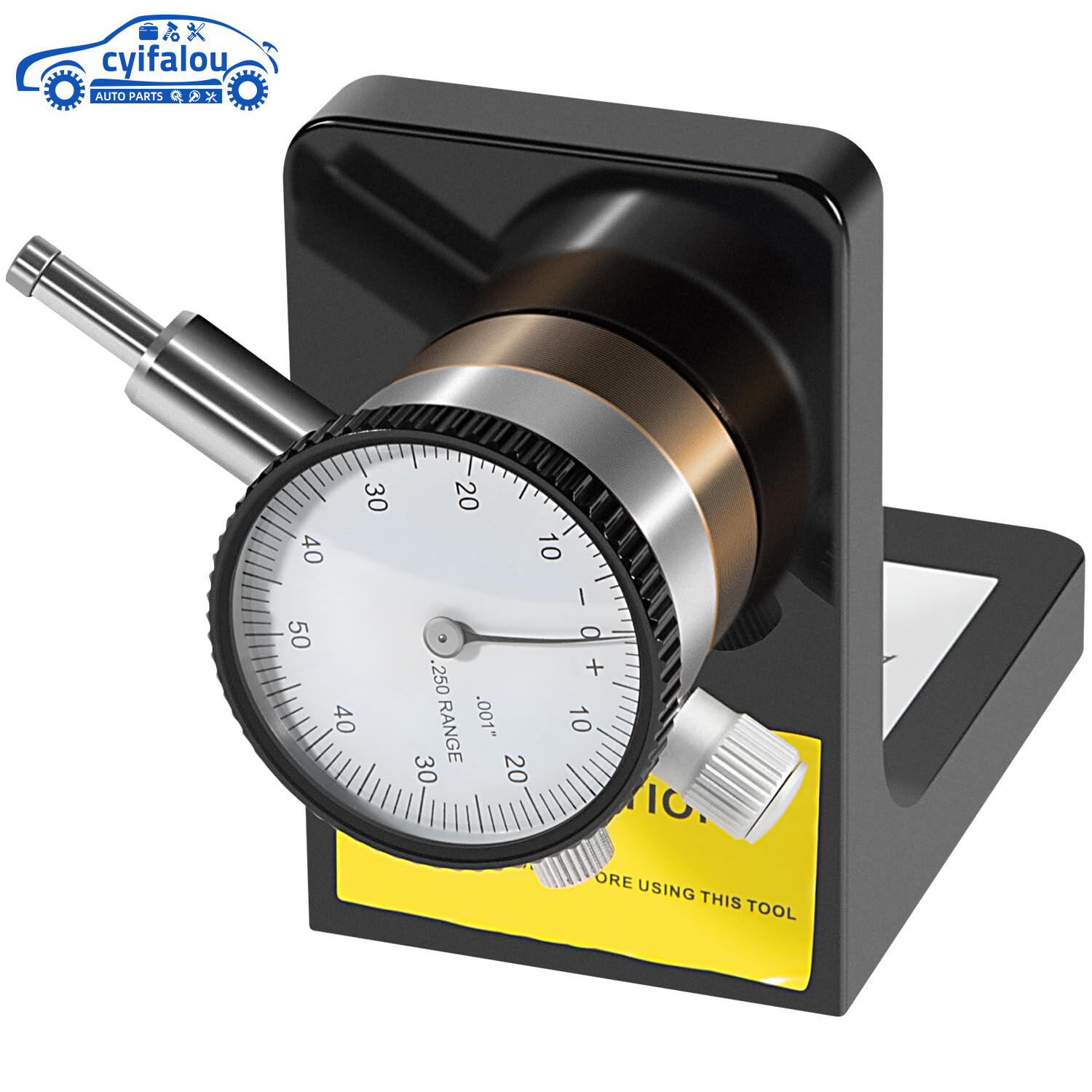 W1218A Dial Indicator Rotates 360˚ Durable Powerful Magnetic Base for Planers