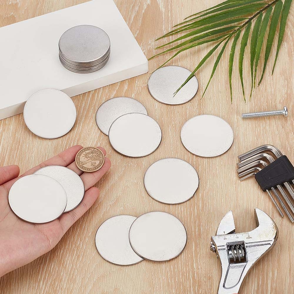 Stainless Steel Discs Round Circles Laser Cut Circle Sheet Plate Blanks Metal