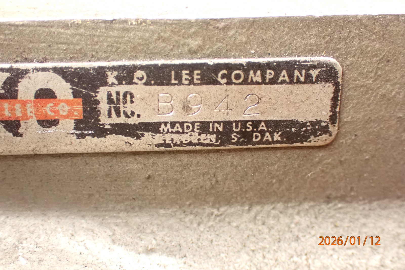 OLDER K.O. LEE B942 5C COLLET SPIN FIXTURE WORK HOLDING FIXTURE W/ SWIVEL BASE