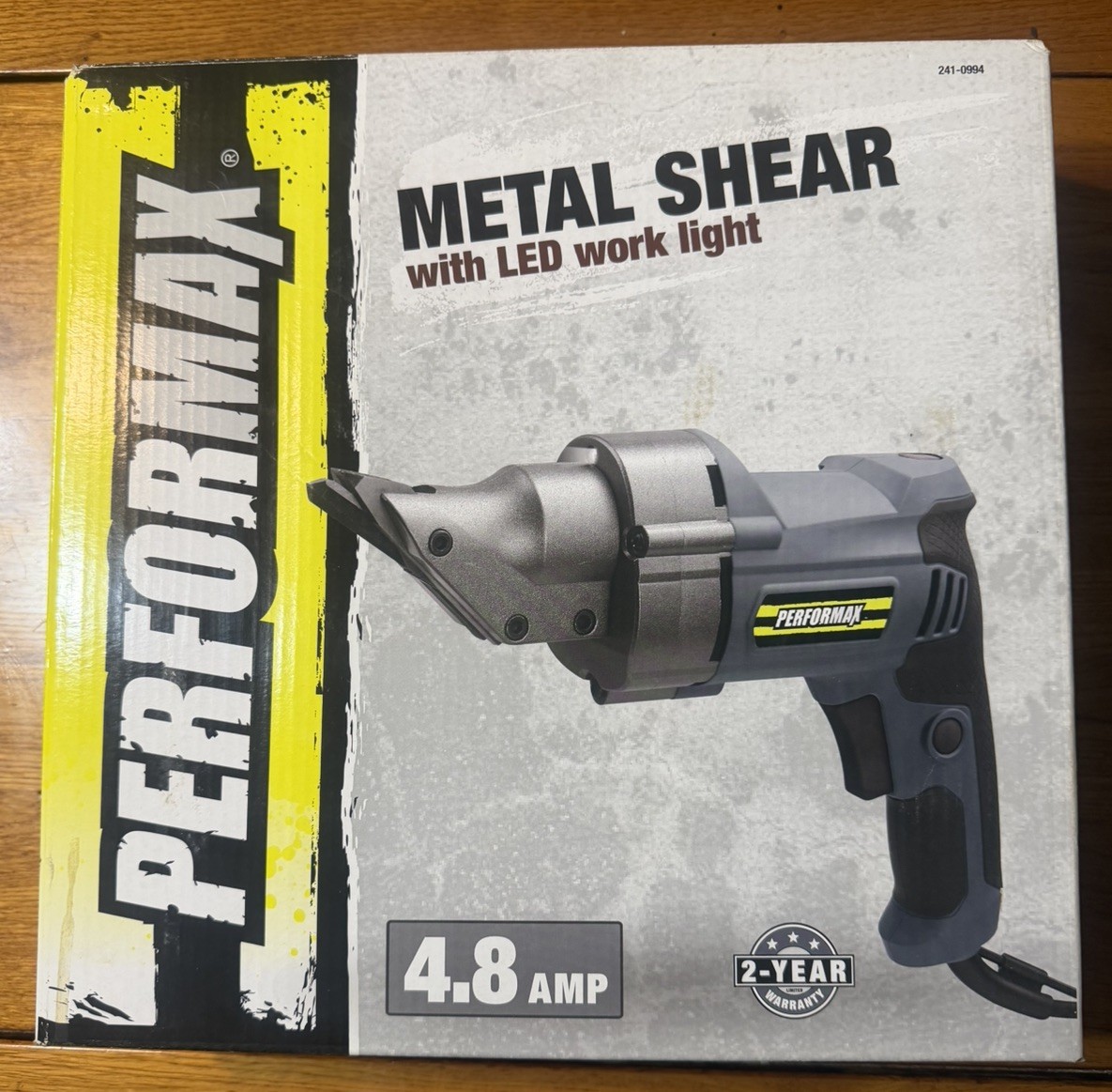 PERFORMAX TOOLS 18 GA, POWER METAL SHEAR No. 241-0994