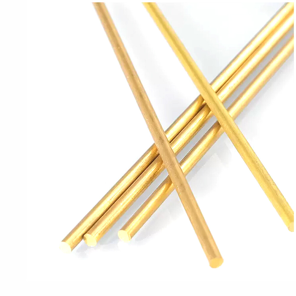 H62 Brass Round Metal Rod Φ0.8/1/1.2/1.3/1.5/1.6/1.8/2/2.2/2.3/2.4/2.5/2.6-40mm