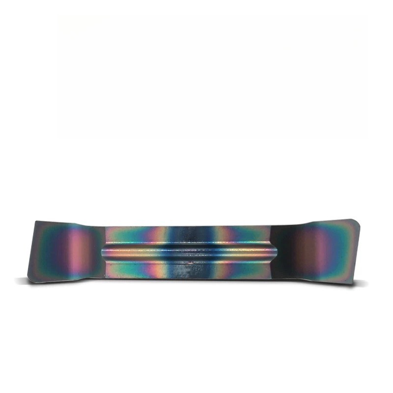 MGGN150/200/300R/400L Parting Grooving Inserts Colorful Coated 8/15 Degree