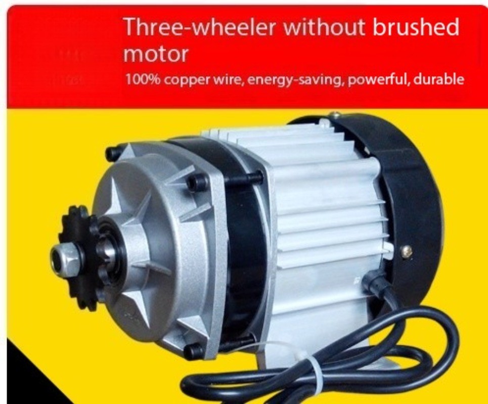 Electric Tricycle Motor DC Brushless Chain Mid-Mount Motor 48V 500W