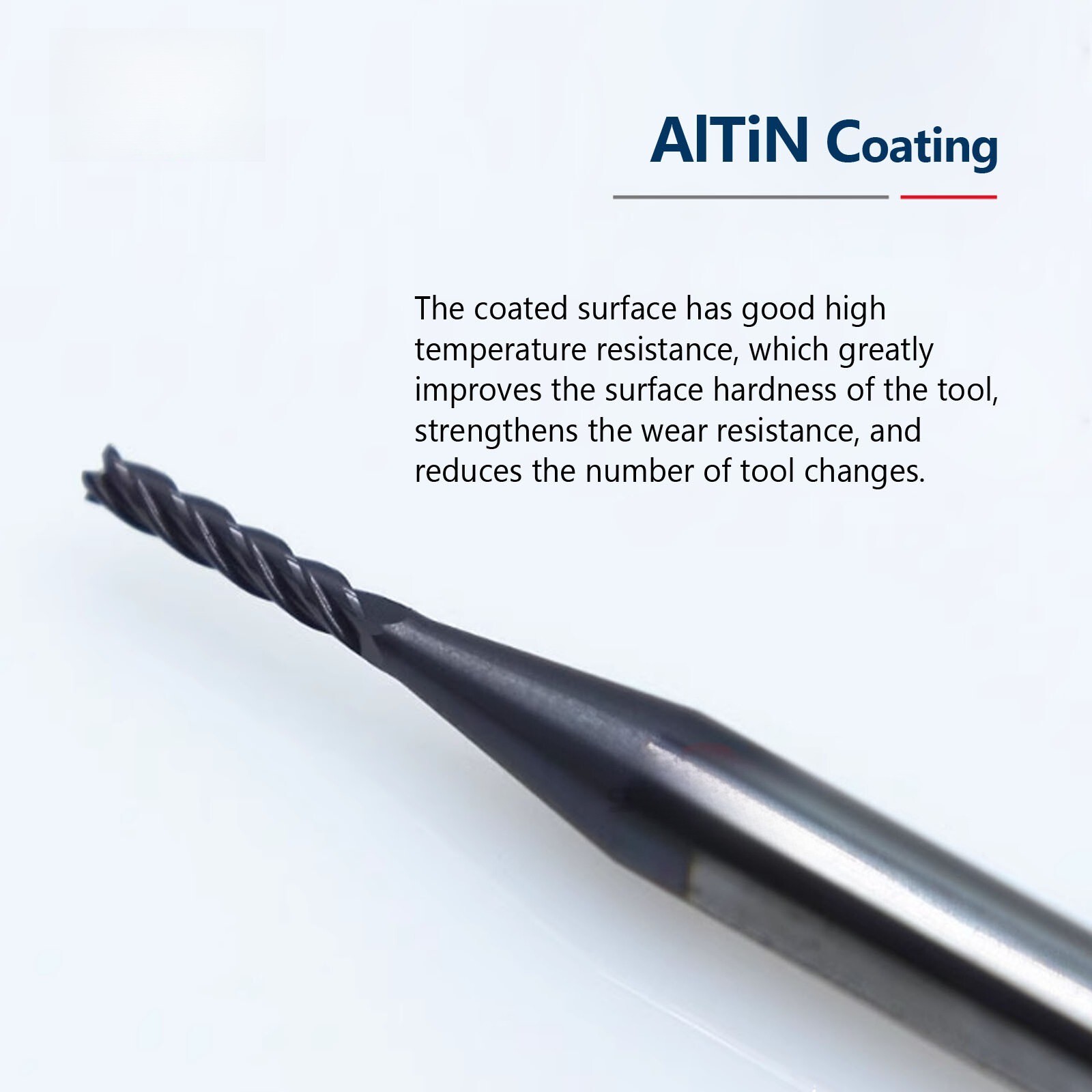 full edge deep groove milling cutter 1.0-4.0mm long neck micro diameter endmill