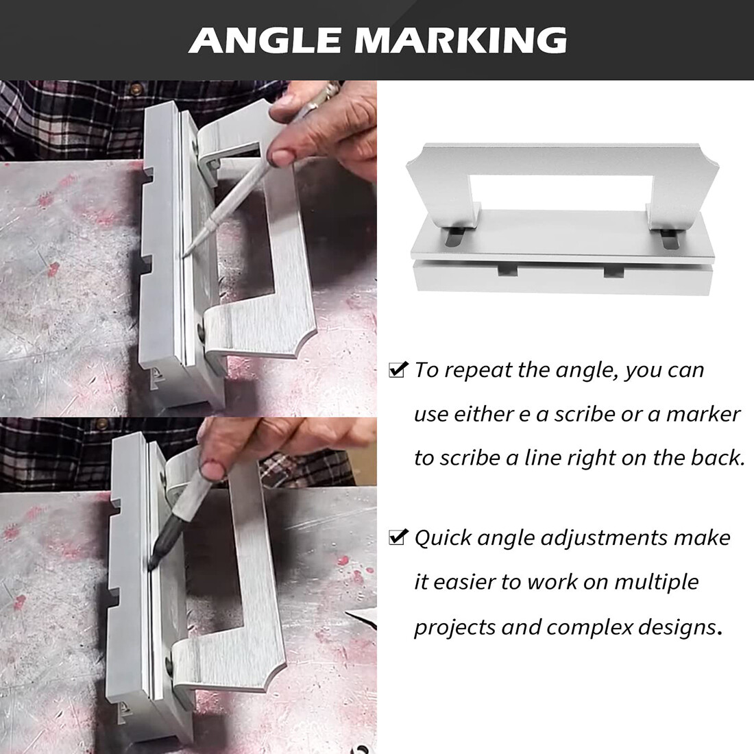 Magnetic Bevel Jig for Grinding & Sharpening Metal Knife Making Welders