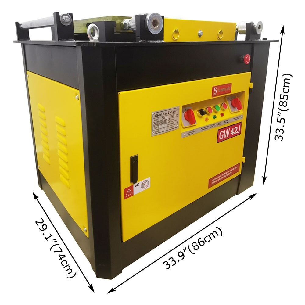 GW42J Electric Rebar Bending Machine Automatic Steel Bar Pipe Bender 6-40mm