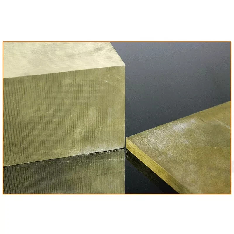 Flat BeCu C17200 Beryllium Bronze Sheet Plate Panel 0.5 0.8 1 1.5 2 3 5mm Thick