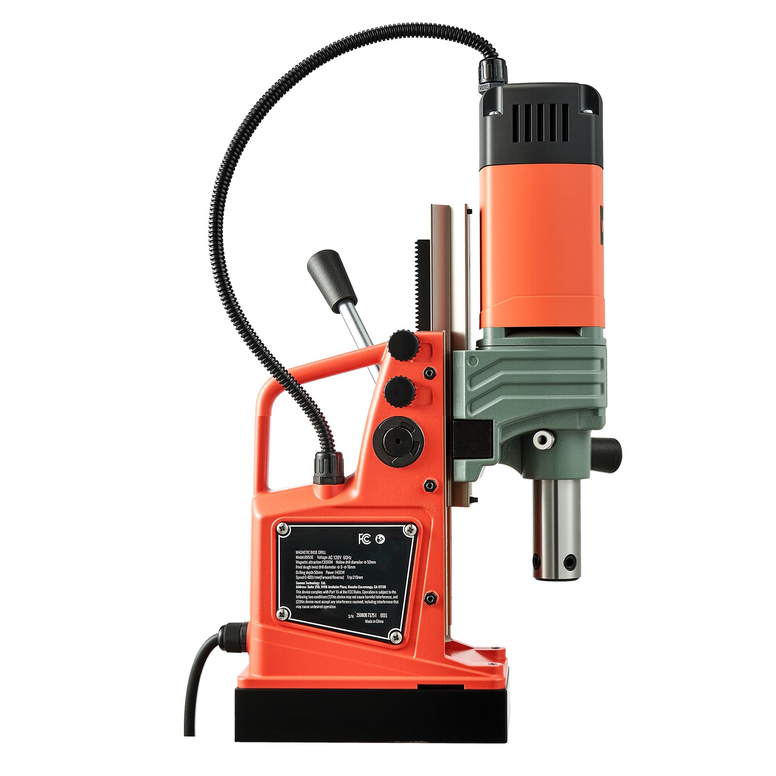 Uimoso Magnetic Drill Press, 1400W Power, 2-Inch Boring Capacity, Speed 0-800 R
