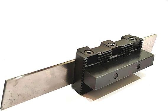 Adjustable T-Parting Cut off Holder w/Blade for Lathe Machine Tool