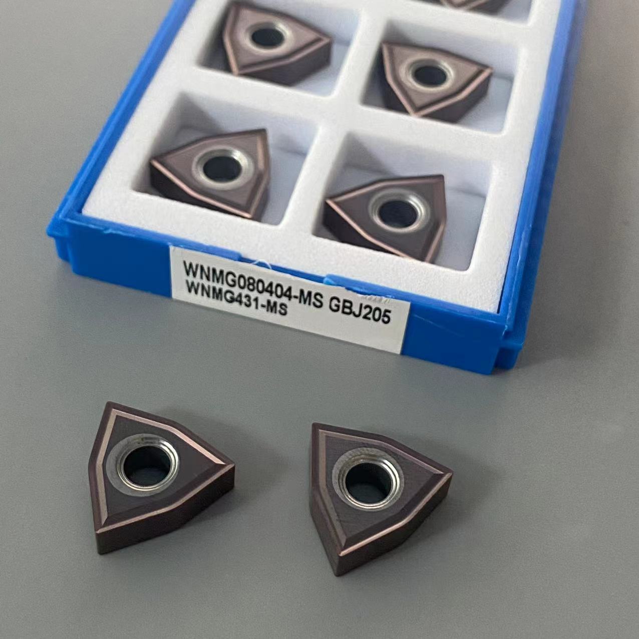 GBJ-205 WNMG080404-MS WNMG080408-MS Stainless steel Turning insert High quality