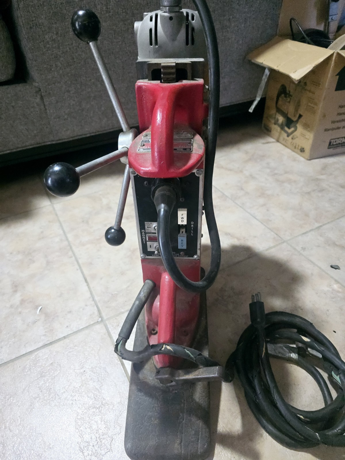Milwaukee Magnetic Drill Press 4292-1 Drill 4232 Base Mag Drill