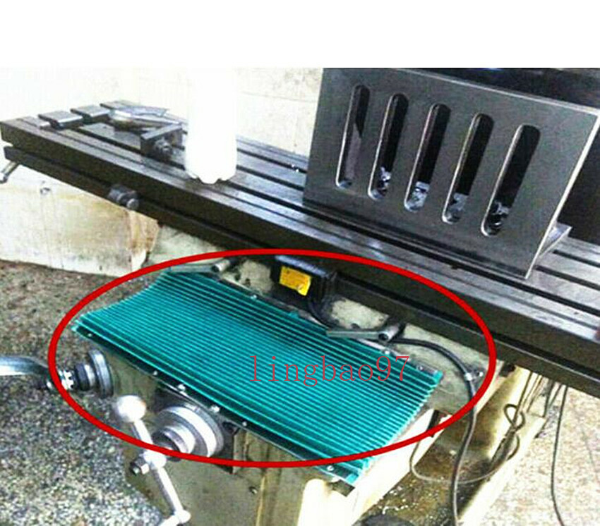 CNC Bridgeport Milling Machine Accordion Type&Retractable Way Black Rubber Cover