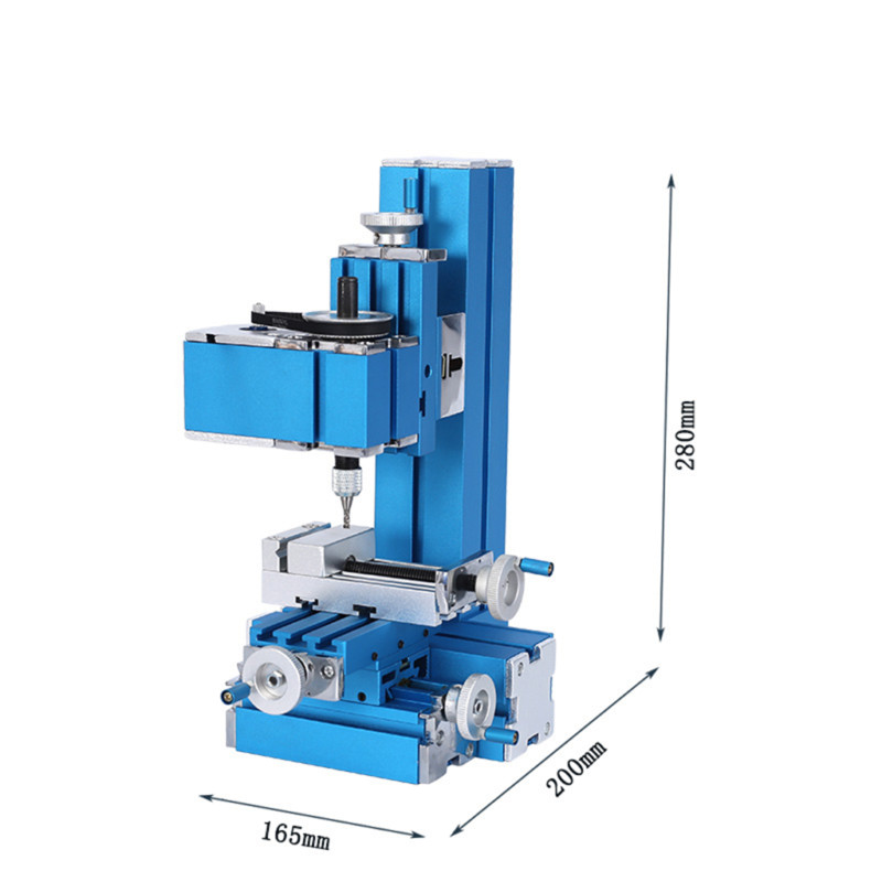 Mini Metal Turning Lathe Machine Motorized Milling DIY Woodworking Tool 100~240V