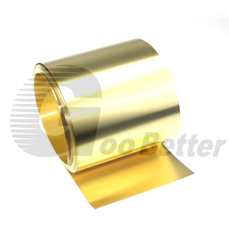 Brass Sheet Strip Roll Metal Foil Thin Belt Thickess 0.01mm-1mm Width 10mm-200mm