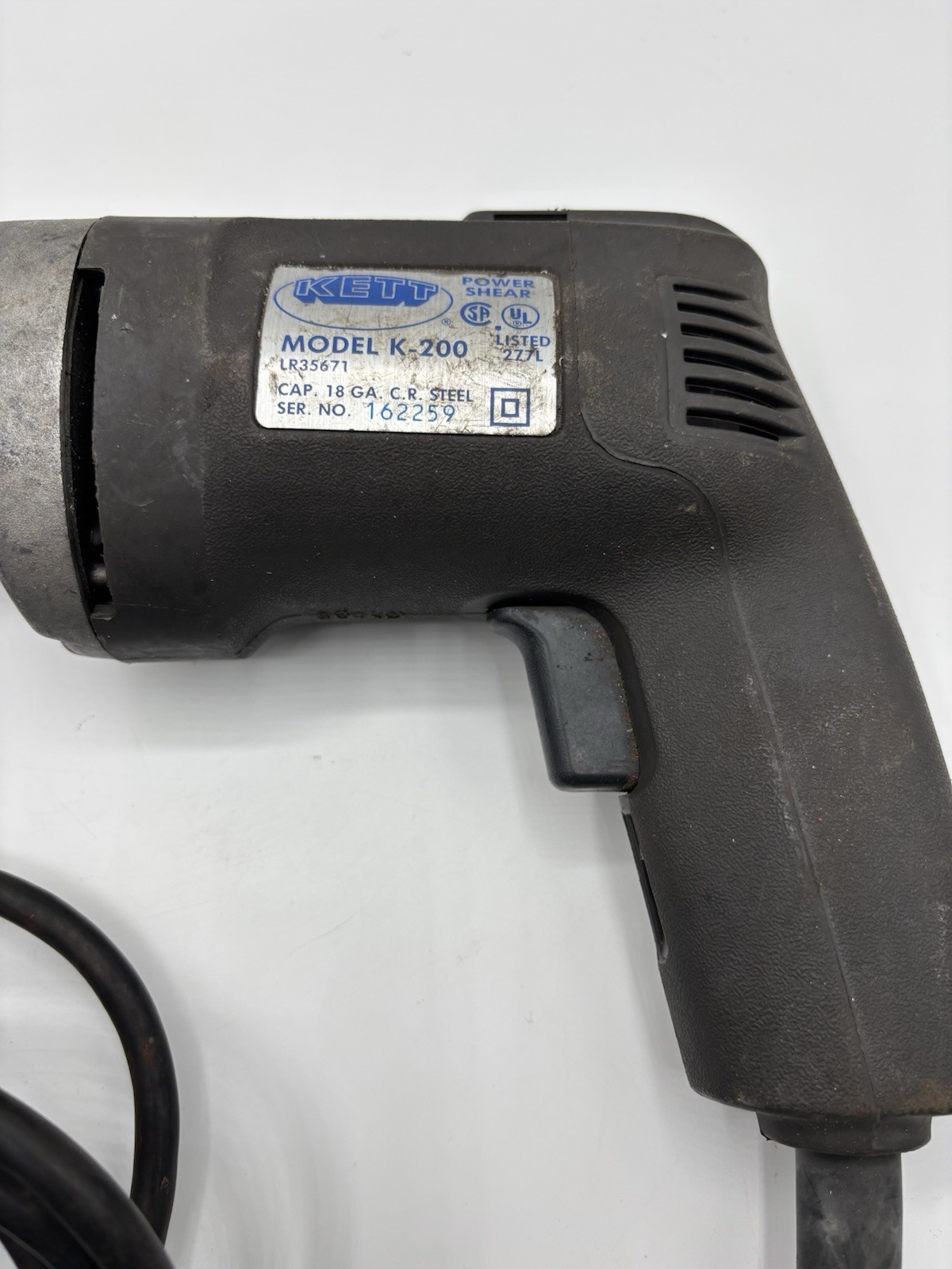 KETT K-200 Corded Powered Sheers – Electric Power Shears – 120V – Tested/Work