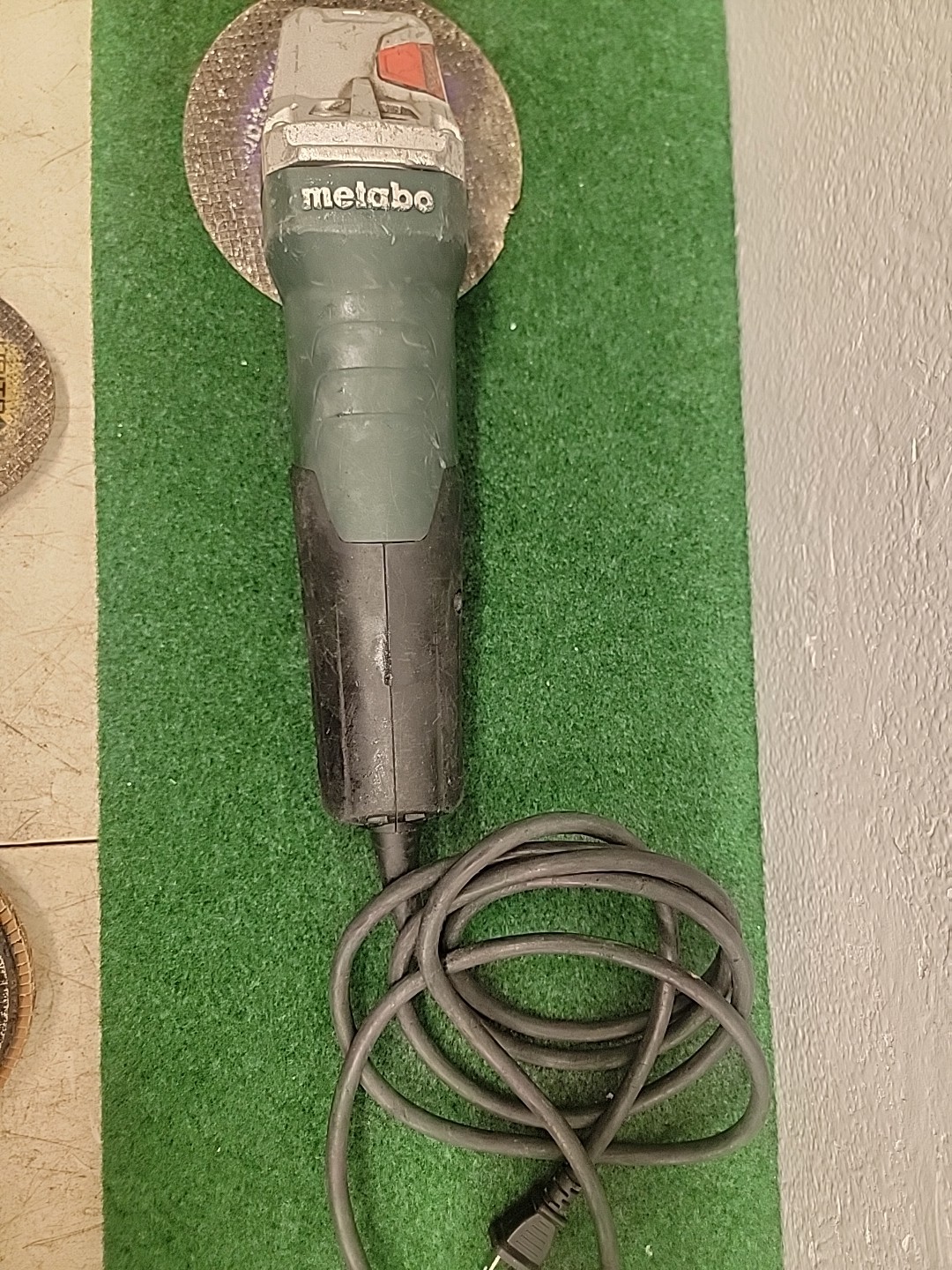 Metabo WP 13-125 Quick 4-1/2″-5″ Corded Paddle Switch Angle Grinder NO HANDLE
