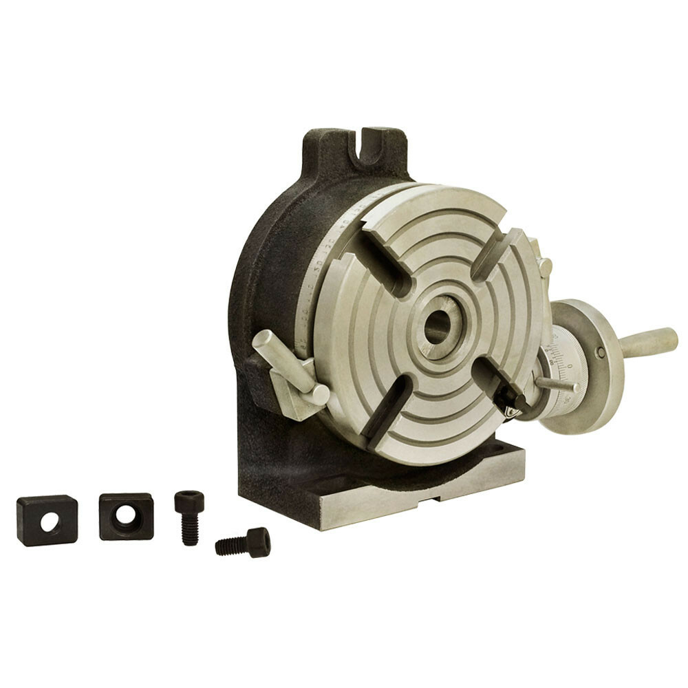 6″ INCH HORIZONTAL VERTICAL PRECISION QUALITY ROTARY TABLE Milling Drilling