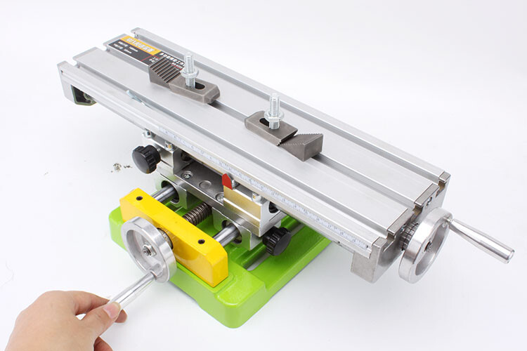 Mini High Speed Precision Bench Drill Drilling Milling Machine+Workbench+vice