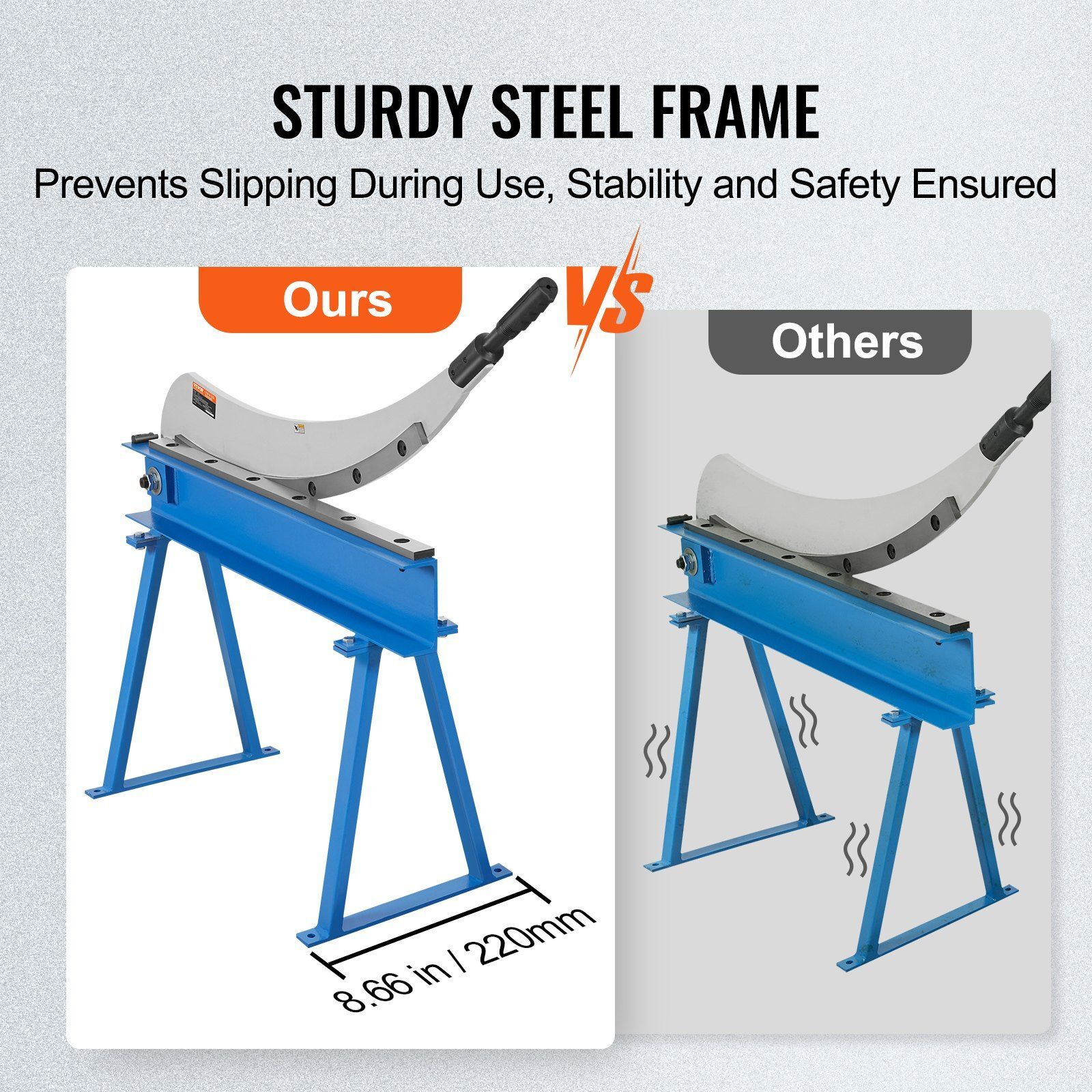 32″ Manual Hand Plate Shear for Metal Sheet Processing Benchtop Cutter Q235