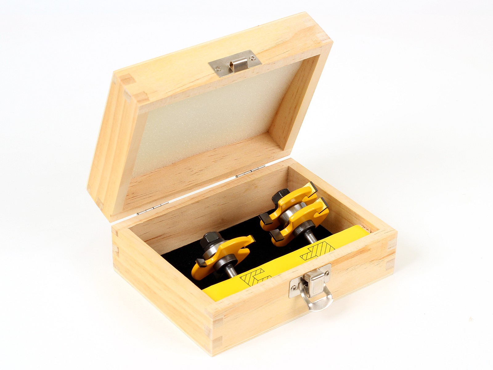 1/4″ Plywood Panel 2 Bit Tongue & Groove Router Bit Set – 1/4″ Shank – Yonico 15