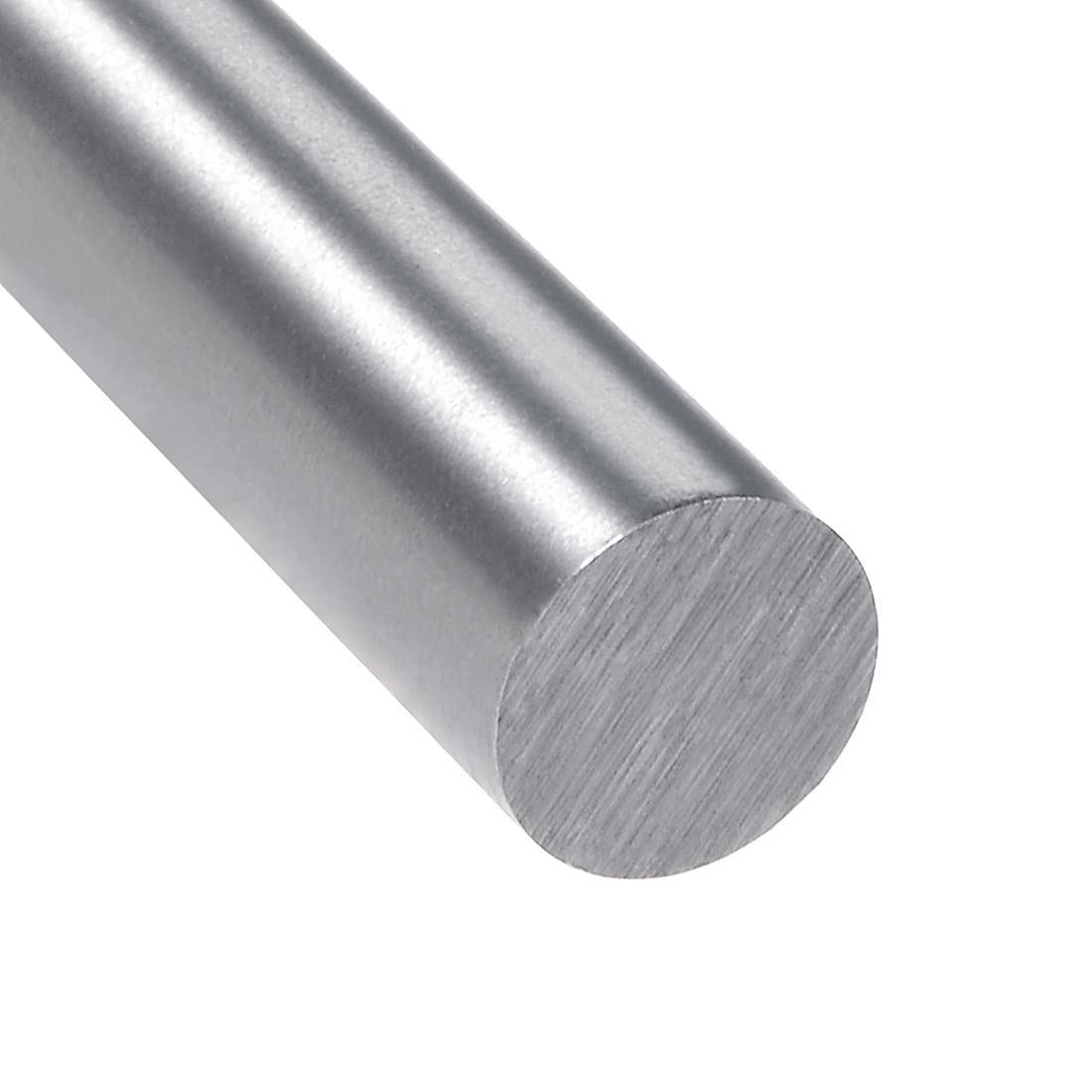 uxcell 1pcs Round Steel Metal Rods, 5mm x 200mm High x 200mm, Silver