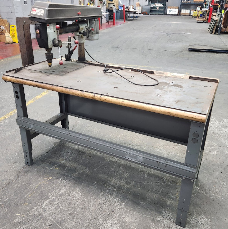 Dayton 33″ Radial Bench Drill Press Belt Drive 1/2 hp 120 V 5 Speed 40PM15
