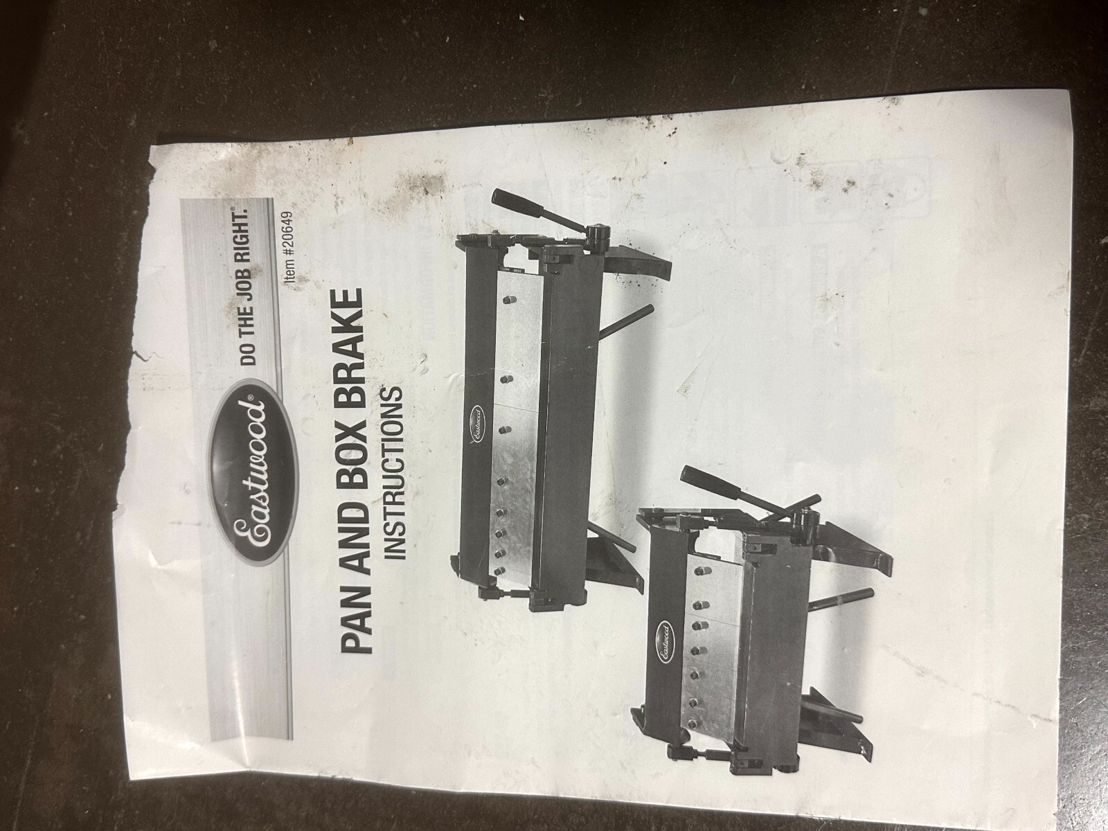 Eastwood 12 inch Box And Pan Sheet Metal Brake Tool, up to 135 Degree and 12”